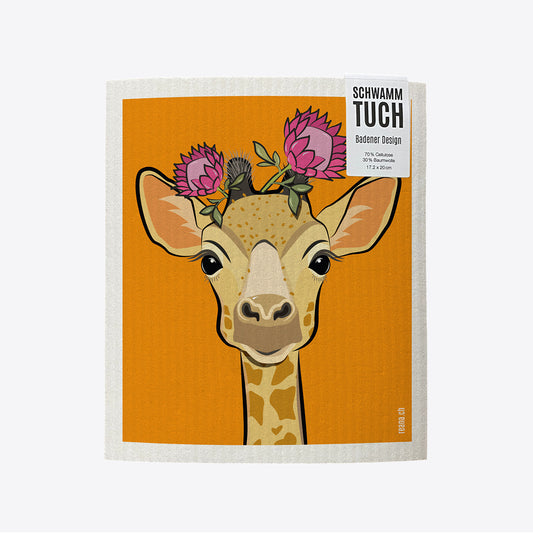 Giraffe – Camelopardalie – Schwammtuch ECO – Reana.Design