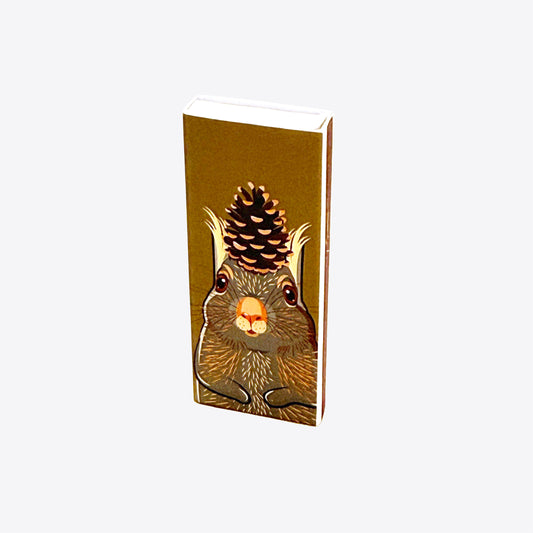 Eichhörnchen Crunchy – Blumentiere – ca. 14 Stk – Streichhölzer XS – Karton