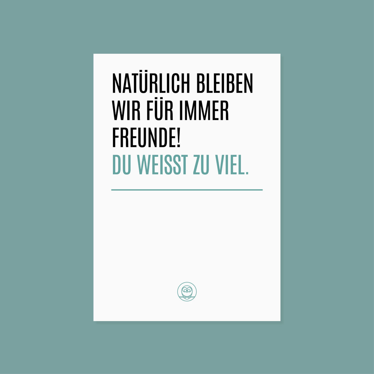 Eulen Weisheiten – Postkarte – 10