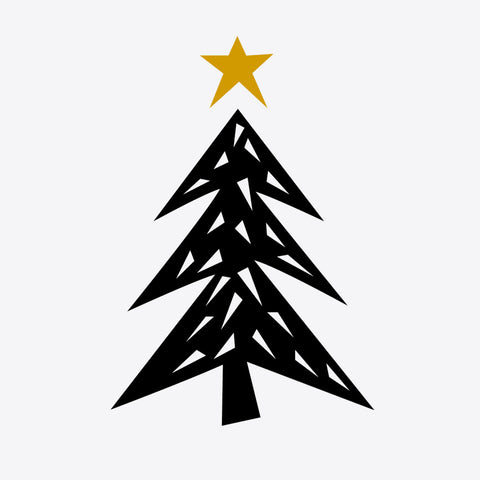 Weihnacht Tanne – WaldBaden – Postkarte