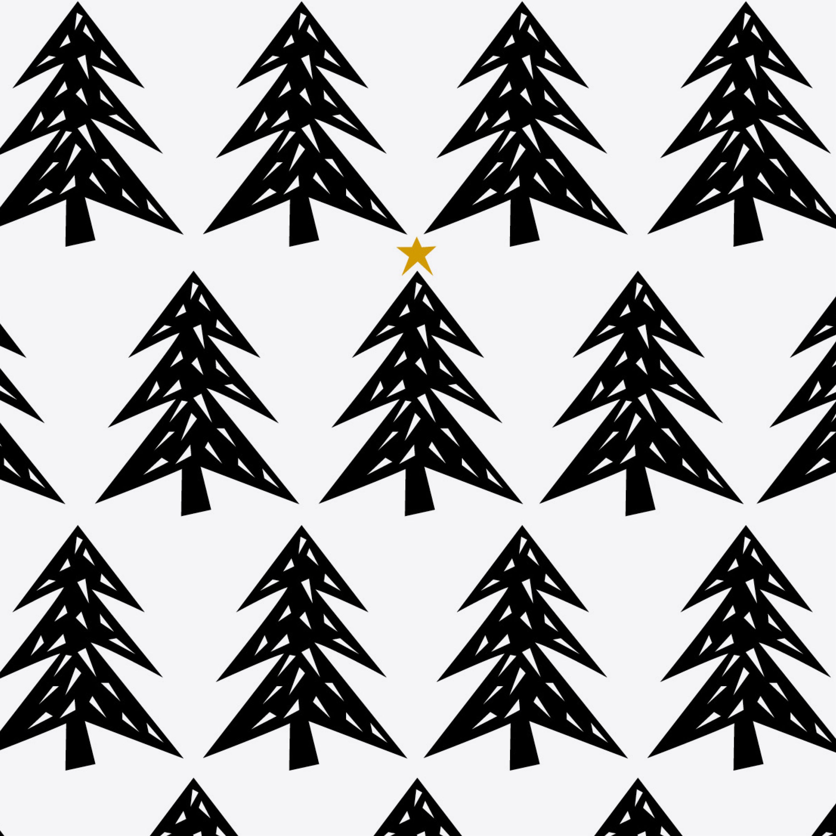 Weihnacht Wald – WaldBaden – Postkarte