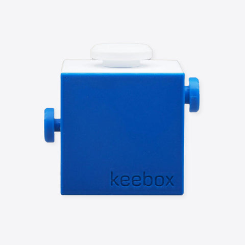 keebox – blue – Rätselbox / Rätselspiel - leicht ( Level 1/5)