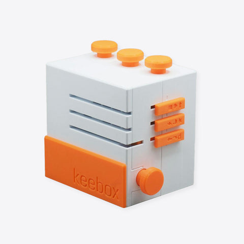 keebox – orange – Rätselbox / Rätselspiel - mittel  (Level 3/5)