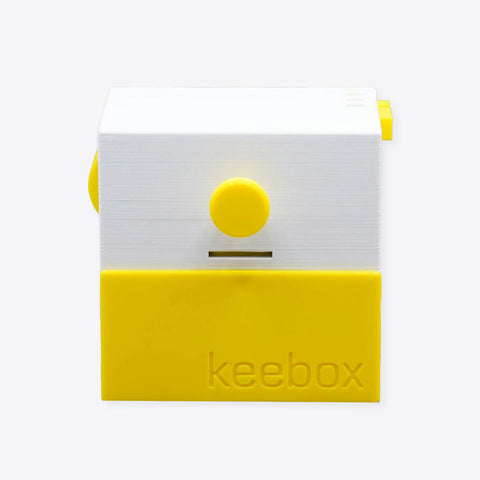 keebox – yellow – Rätselbox / Rätselspiel - schwer (Level 4/5)