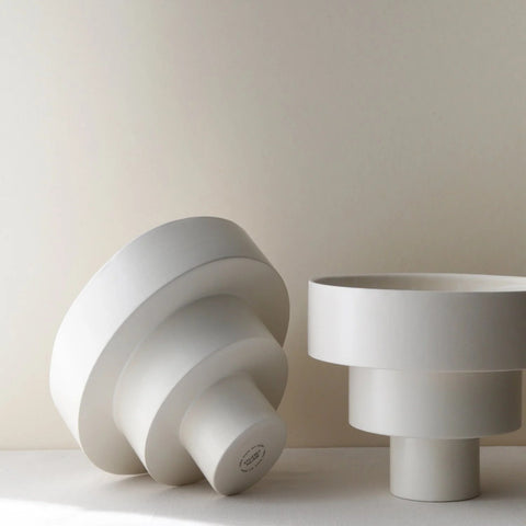 STACK bowl Large upside down next to a smaller STACK bowl