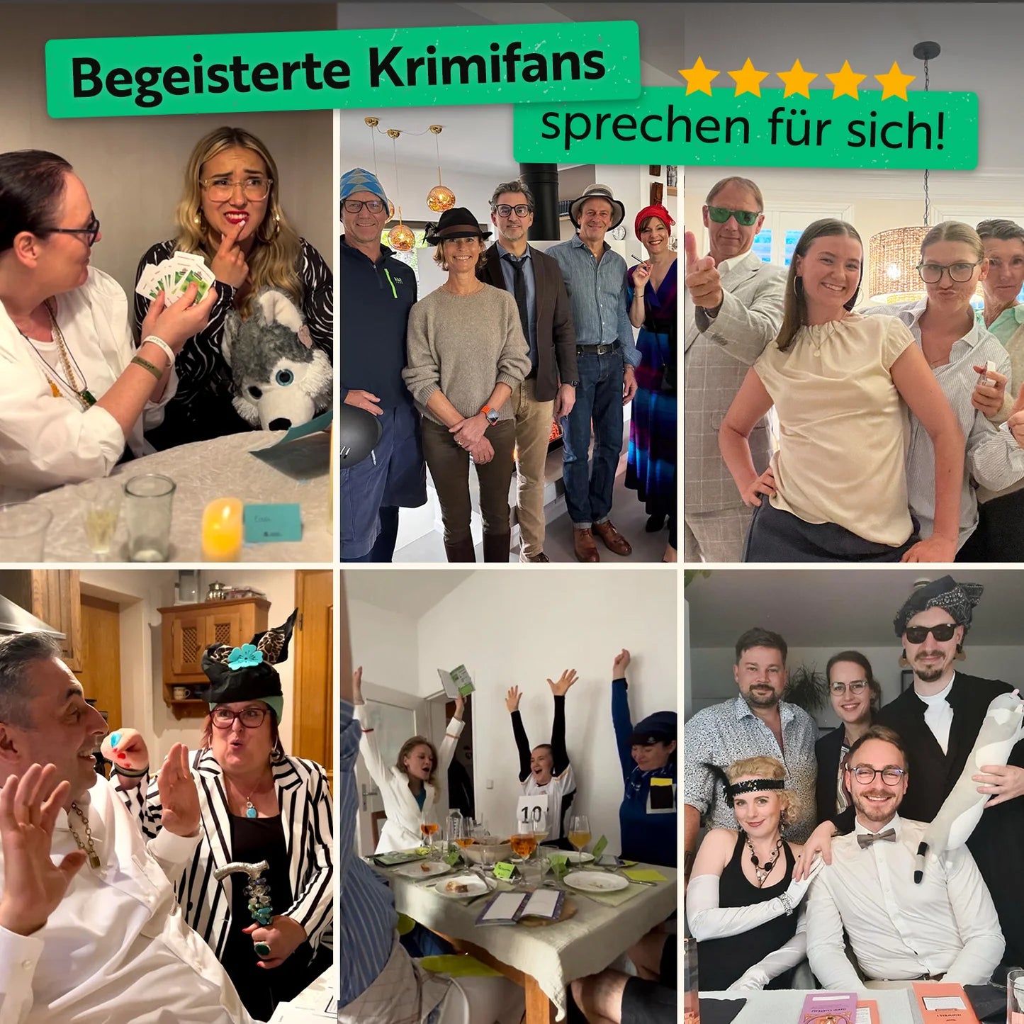 Begeisterte Krimifans sprechen für sich