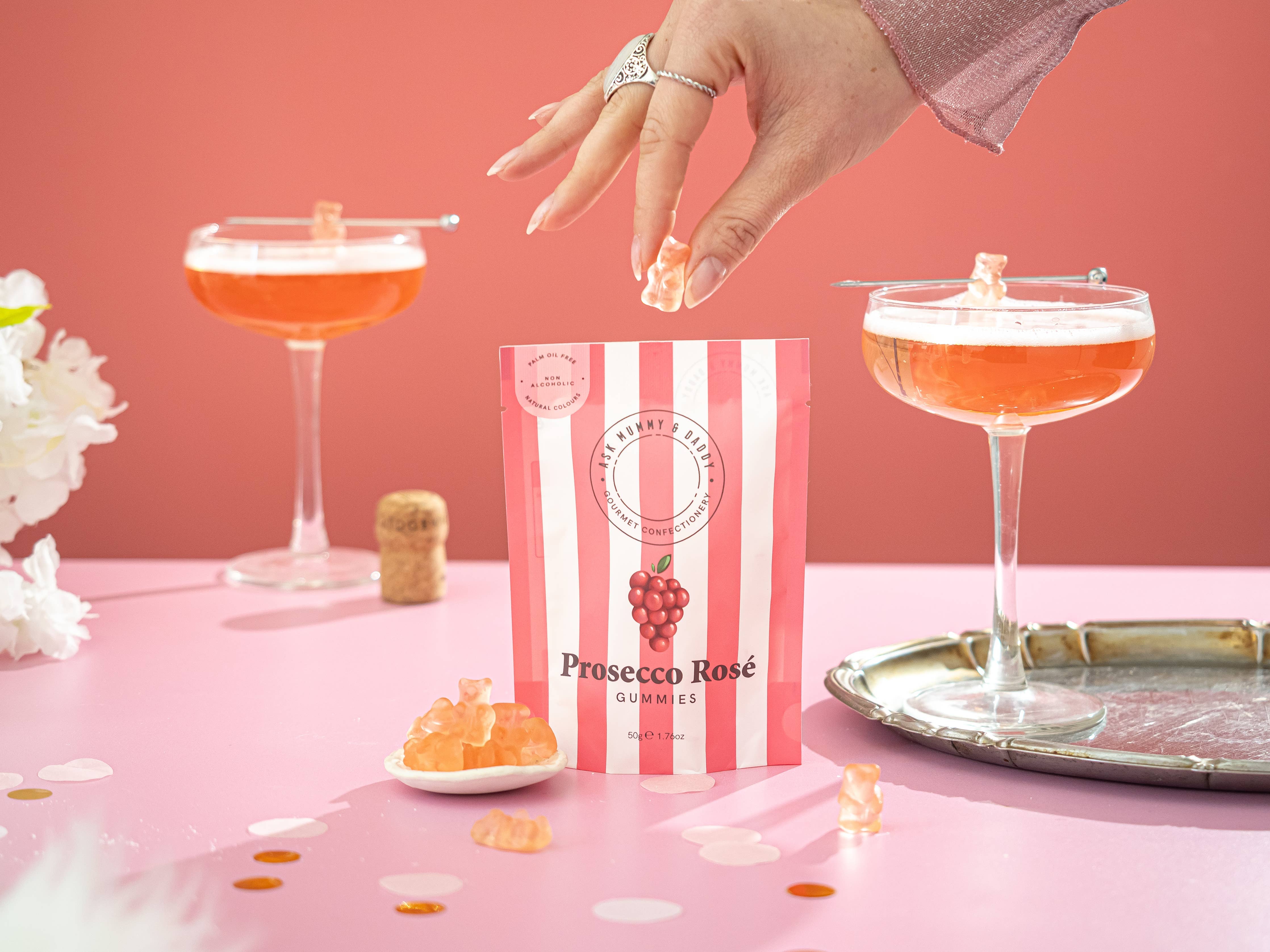 Prosecco Rosengummis 50g
