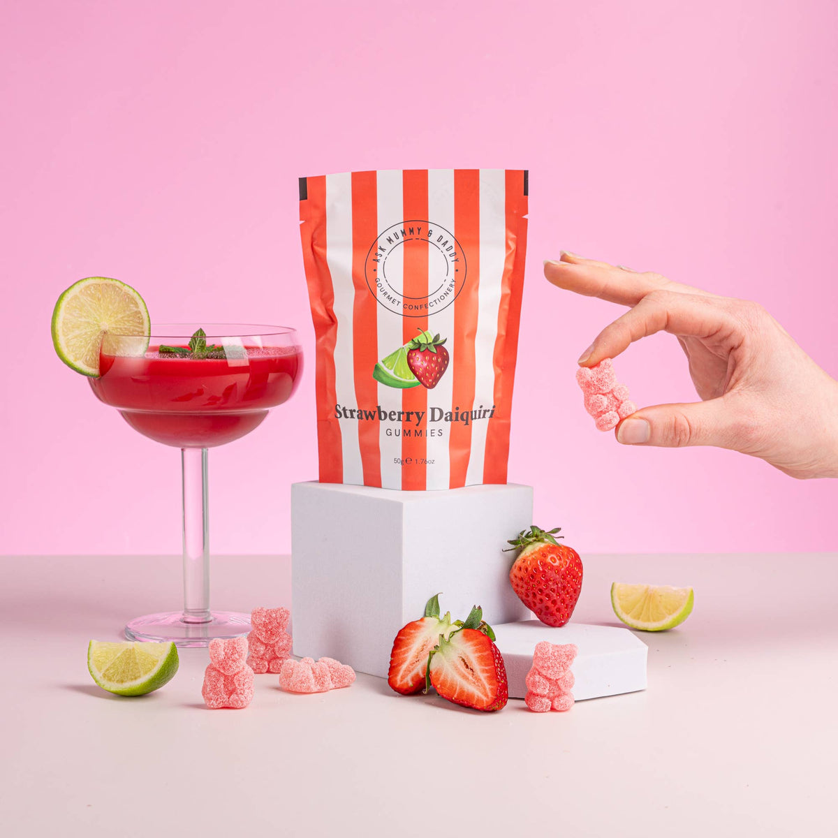 Gummies Cocktail Daiquiri à la Fraise 50 g