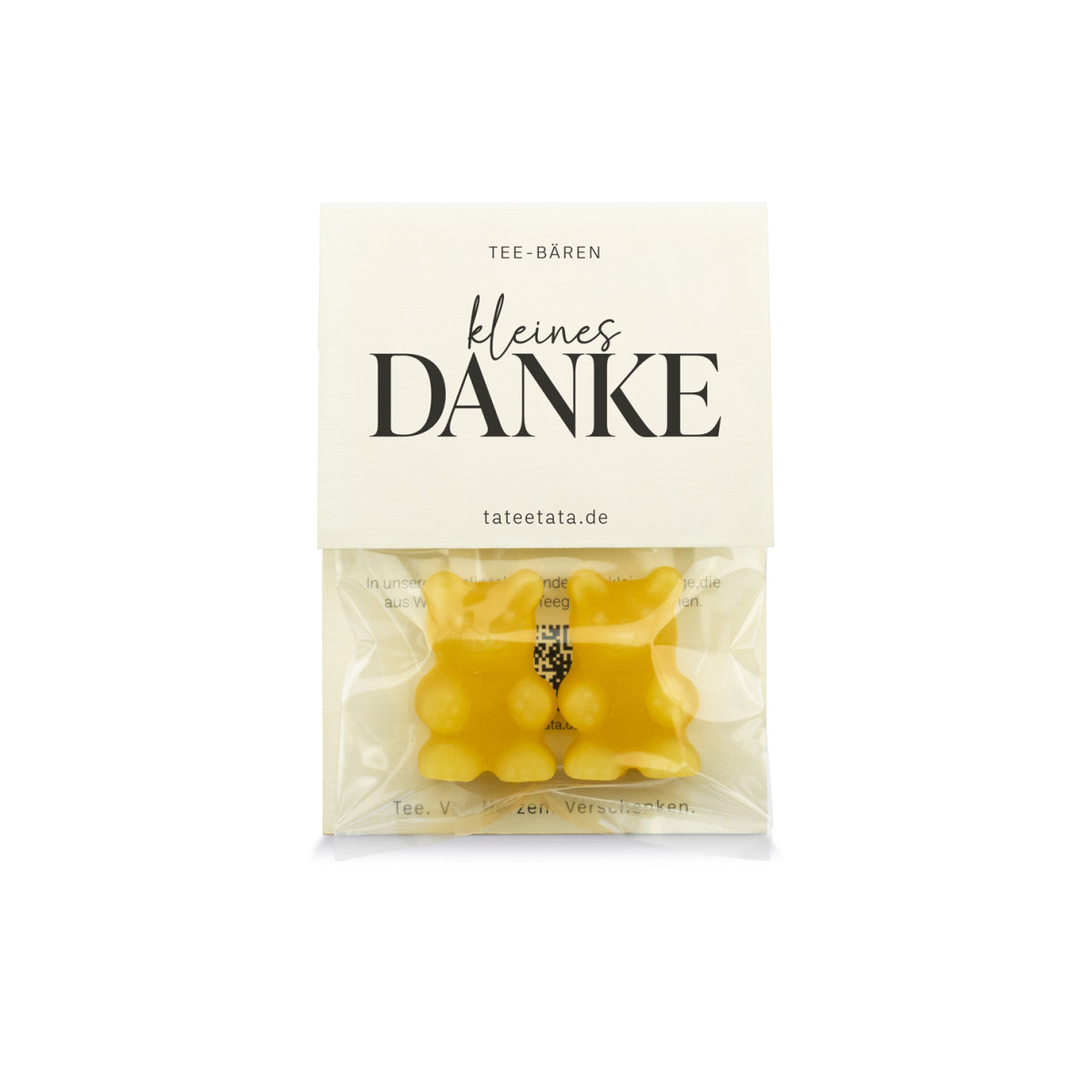 Tee-Bären® kleines Danke – Pfirsich Zitrone Geschmack