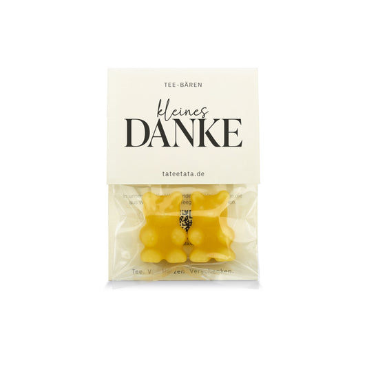 Tee-Bären® kleines Danke – Pfirsich Zitrone Geschmack